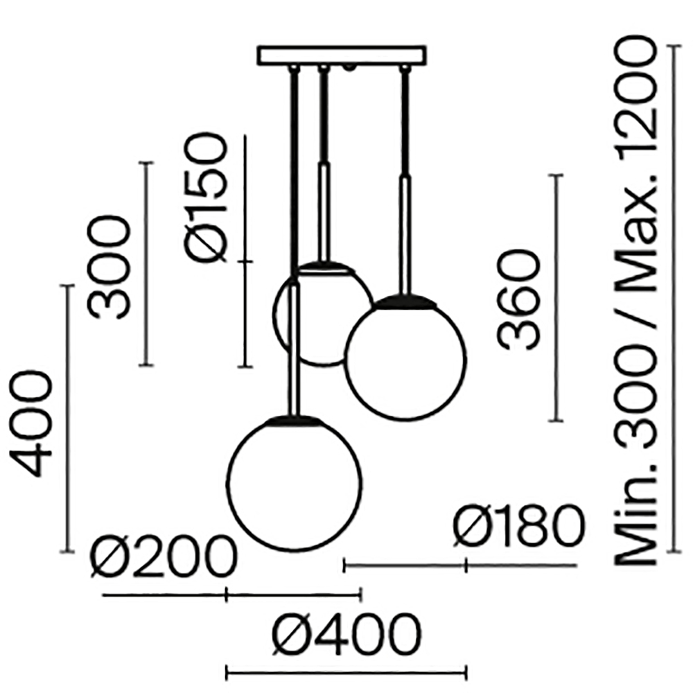 Подвесной светильник Maytoni Basic form MOD321PL-03W в #REGION_NAME_DECLINE_PP#