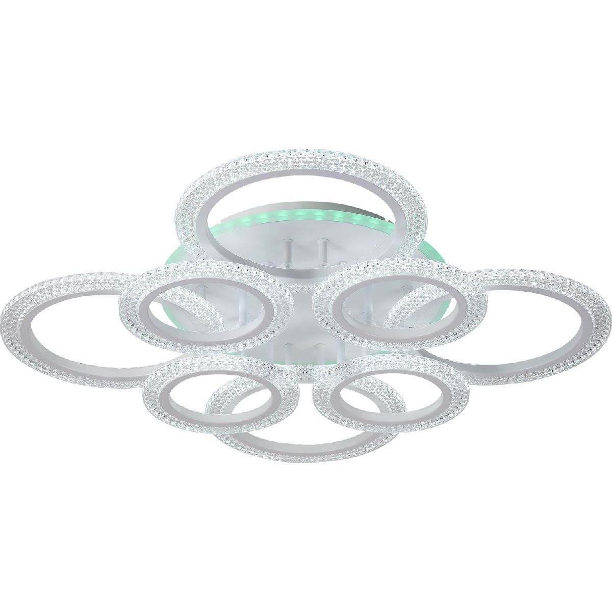 Потолочная люстра Reluce 08488-0.3-4+4CRGB WH(RGB) в Санкт-Петербурге
