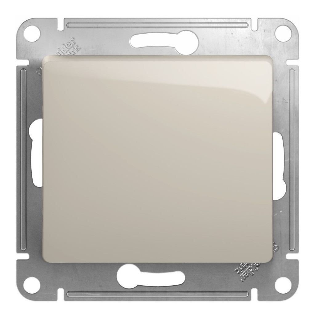 Кнопка нажимная, сх.1, 10AX Systeme Electric Glossa Молочный GSL000915 в #REGION_NAME_DECLINE_PP#