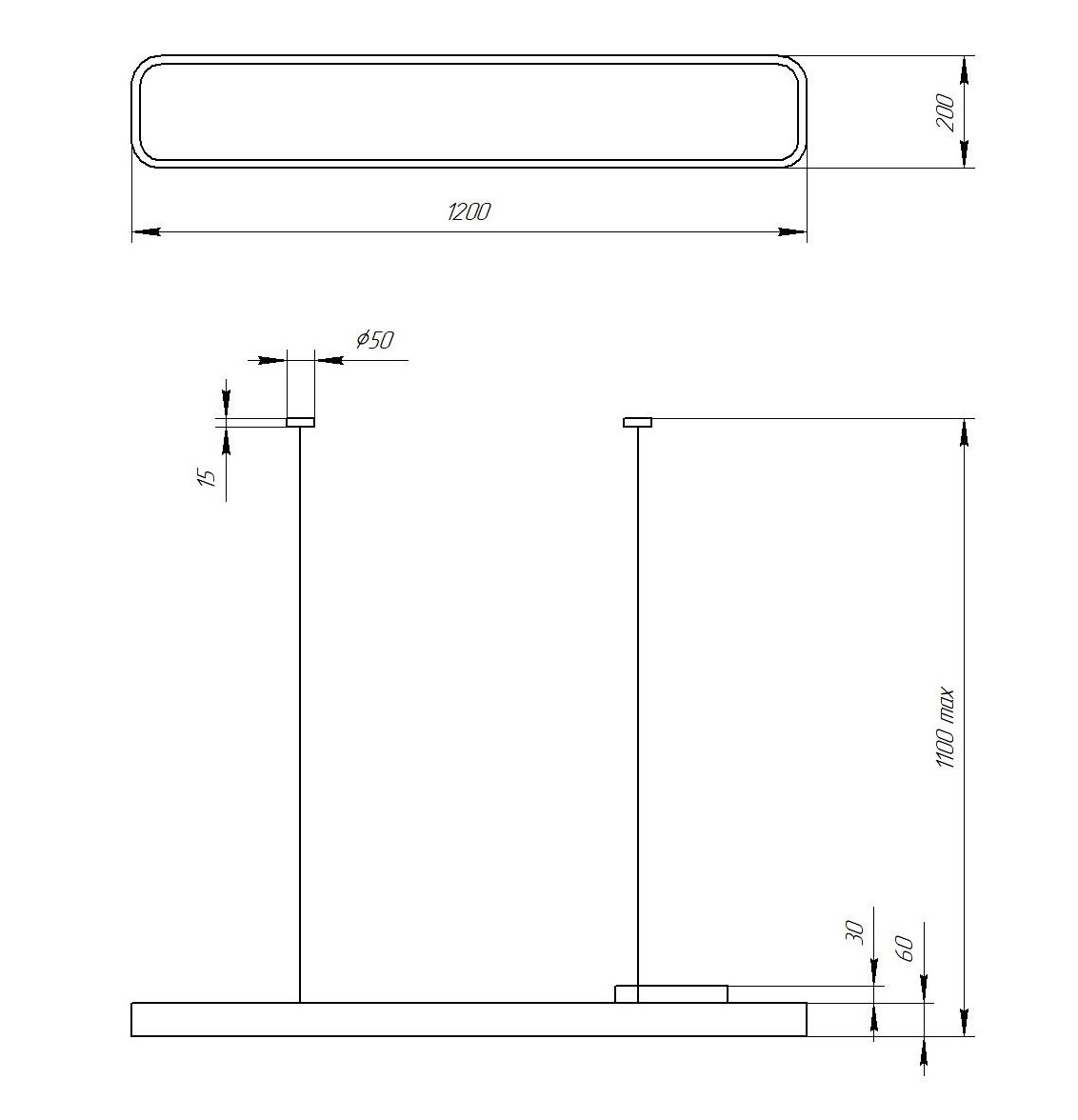 Подвесной светильник Эра Geometria SPO-112-W-40K-040 Б0050540 в Санкт-Петербурге