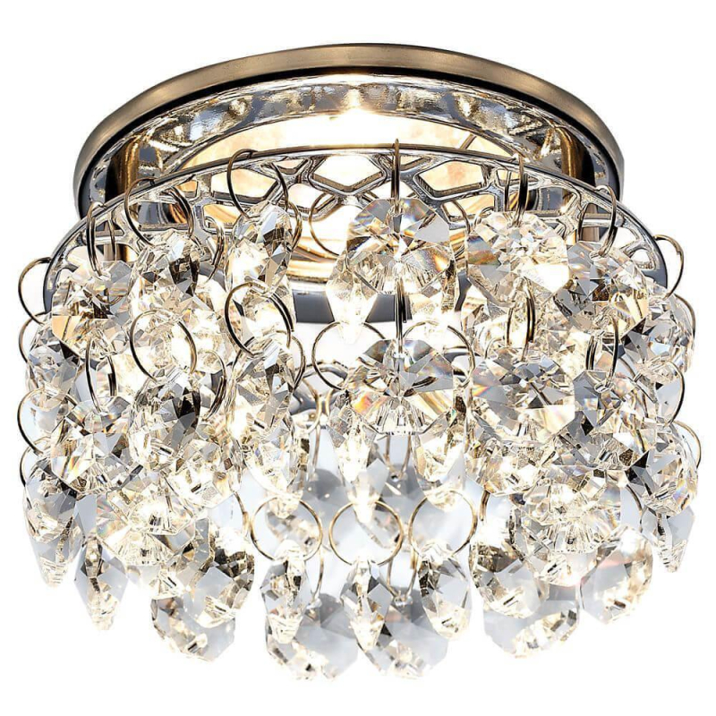 Встраиваемый светильник Ambrella Light Crystal K3221 CL/CH в #REGION_NAME_DECLINE_PP#