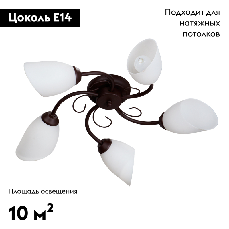Потолочная люстра Vitaluce V3715/5PL в Санкт-Петербурге