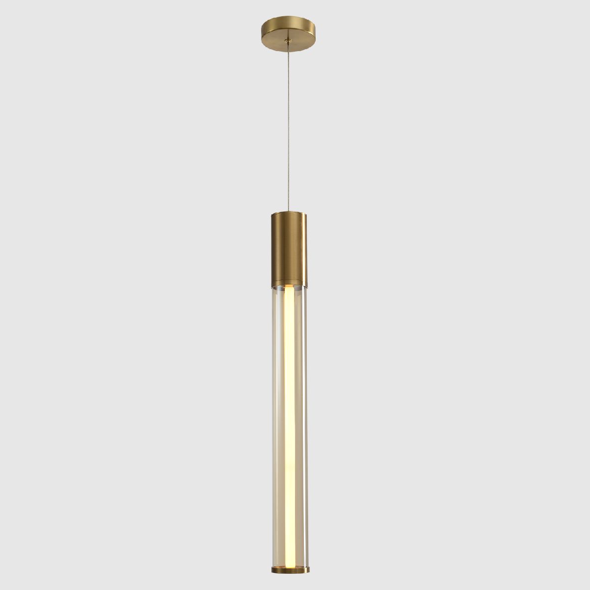 Подвесной светильник Crystal Lux LINEUP SP11W LED BRASS в Санкт-Петербурге