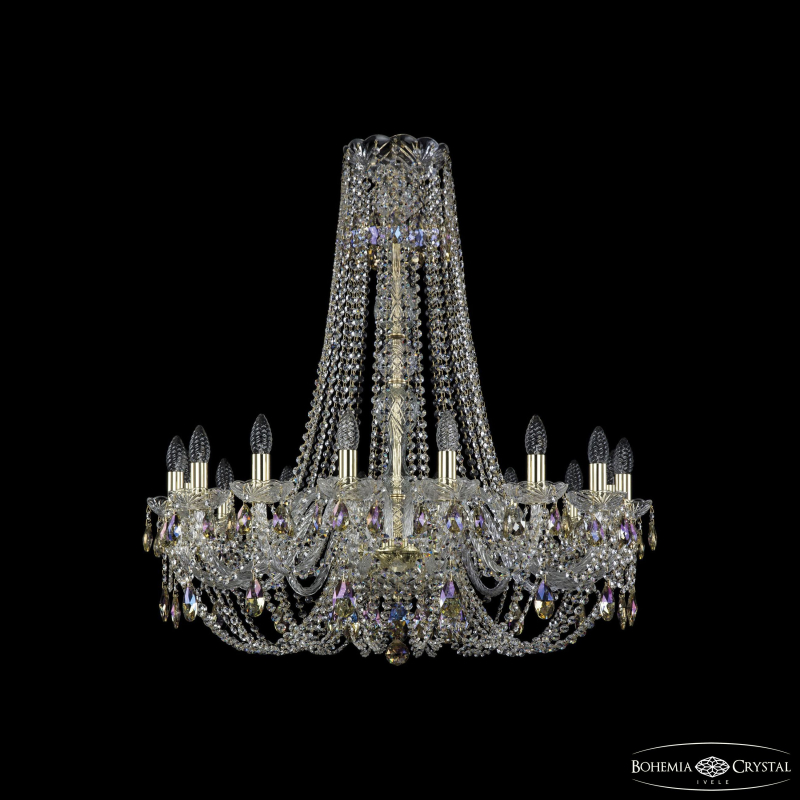 Подвесная люстра Bohemia Ivele Crystal 1406/16/300/h-89 G K801 в Санкт-Петербурге