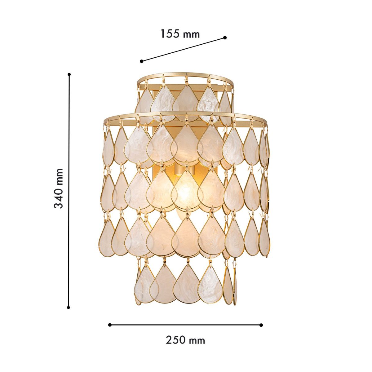Настенный светильник Favourite Mollitia 4763-1W в #REGION_NAME_DECLINE_PP#