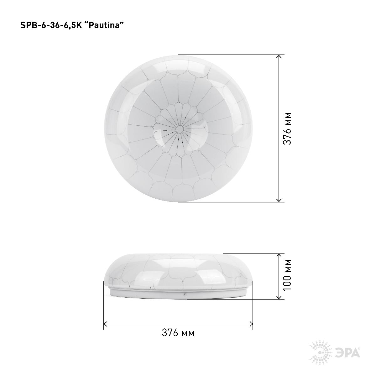 Потолочный светильник Эра SPB-6-36-6,5K Pautina Б0053322 в Санкт-Петербурге