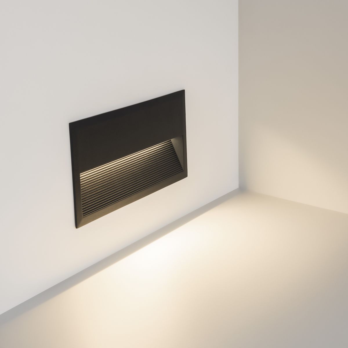 Светильник для ступеней Arlight LTD-RIBONIK-S271x136-10W Day4000 (Черный, 50 deg, 230V) (IP65 Металл) 056720 в Санкт-Петербурге