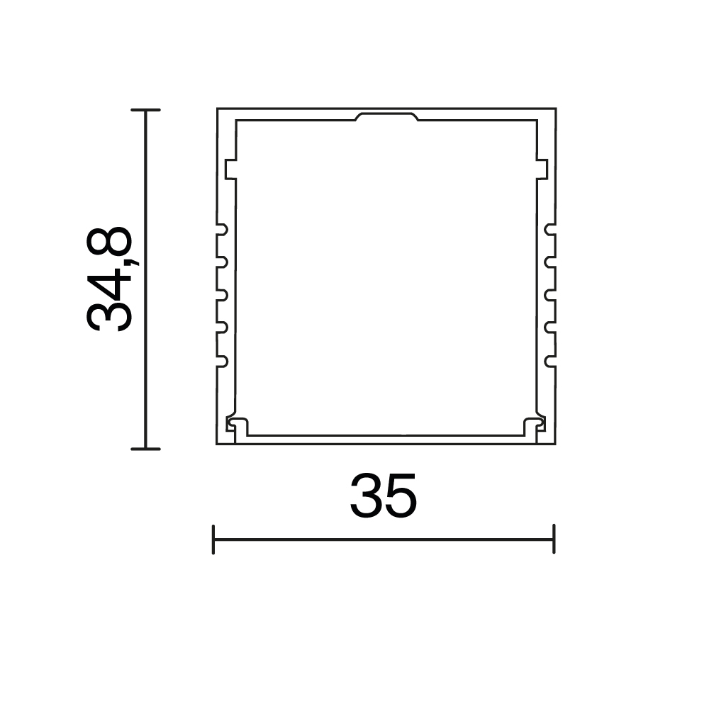Алюминиевый профиль накладной Maytoni Led Strip ALM-3535AT-S-2M 631008 в #REGION_NAME_DECLINE_PP#