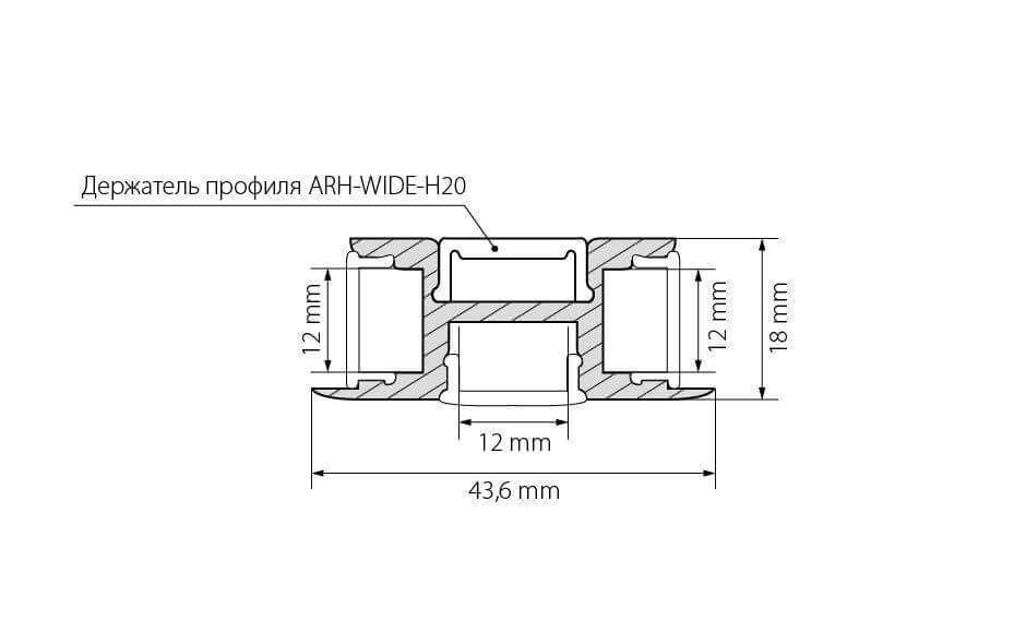 Профиль Arlight ARH-TRI-D-2000 ANOD 018829 в Санкт-Петербурге