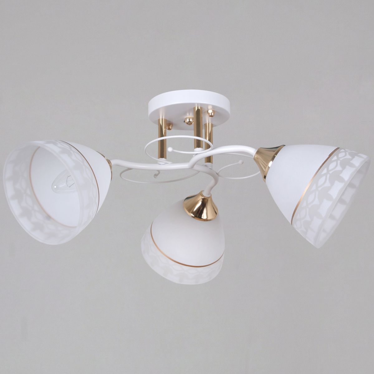 Потолочный светильник Reluce 11460-0.3-03 WH+FG в #REGION_NAME_DECLINE_PP#