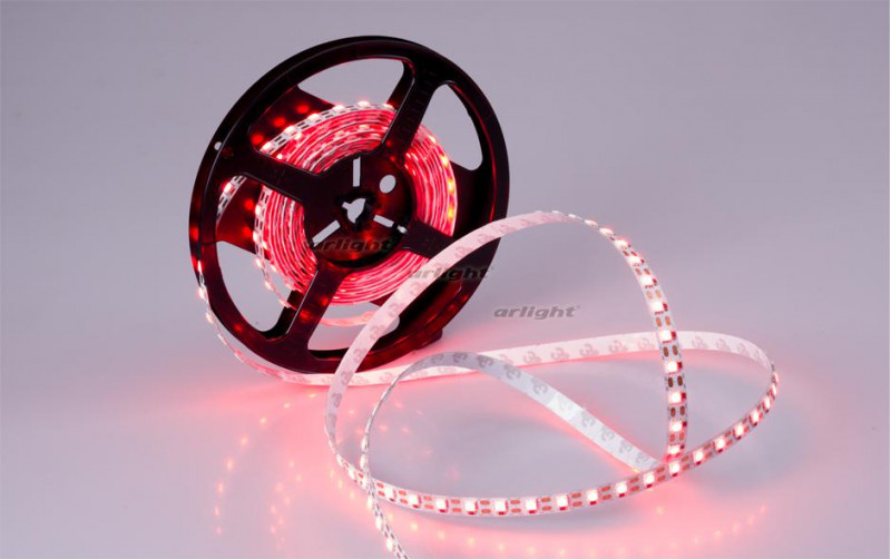 Светодиодная лента Arlight RT 2-5000 12V Cx1 Red 2x (5060, 360 LED, LUX) 011709 в Санкт-Петербурге