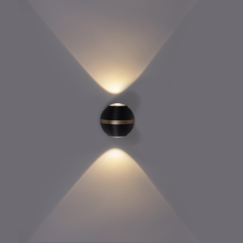 Архитектурный светильник шар Reluce 86828-9.2-002TLF LED2*3W BK в Санкт-Петербурге