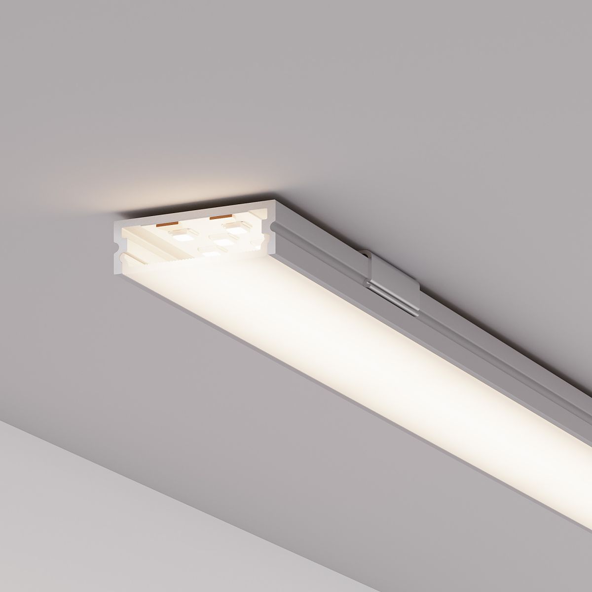 Профиль Arlight LINE-3010-2000 ANOD (Алюминий) 061543 в Санкт-Петербурге