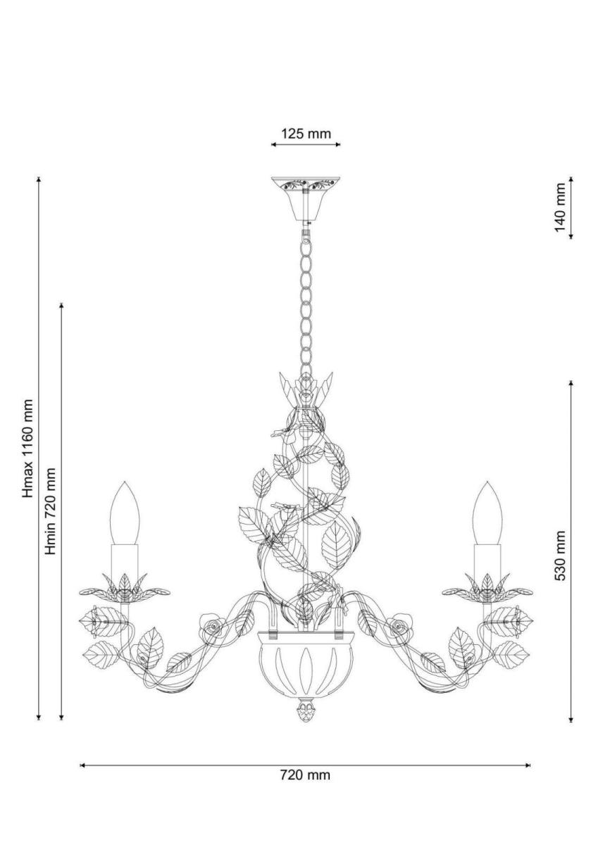 Подвесная люстра Lucia Tucci Fiori Di Rose 185.8 в Санкт-Петербурге