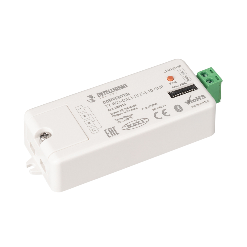 Конвертер Arlight TY-802-Dali-BLE-1-10-SUF (230V, 10A, Dali, 0-10V) 029910 в Санкт-Петербурге