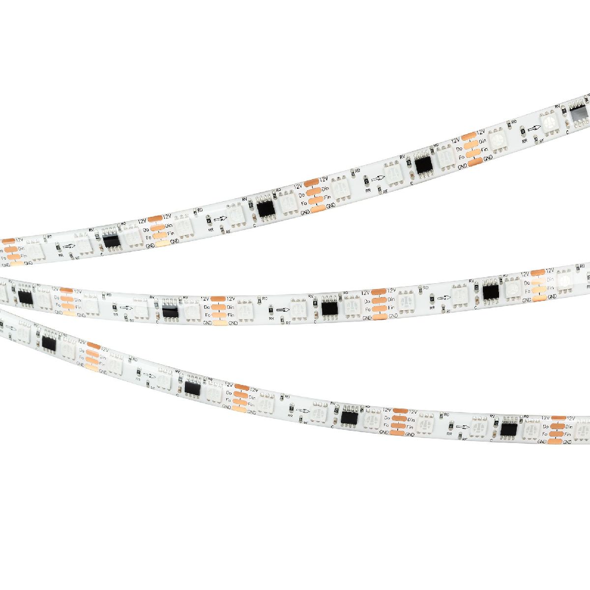 Светодиодная герметичная лента Arlight SPI-SE-B60-10mm 12V RGB-PX3-BPT (12 W/m, IP65, 5060, 5m) 039597 в Санкт-Петербурге