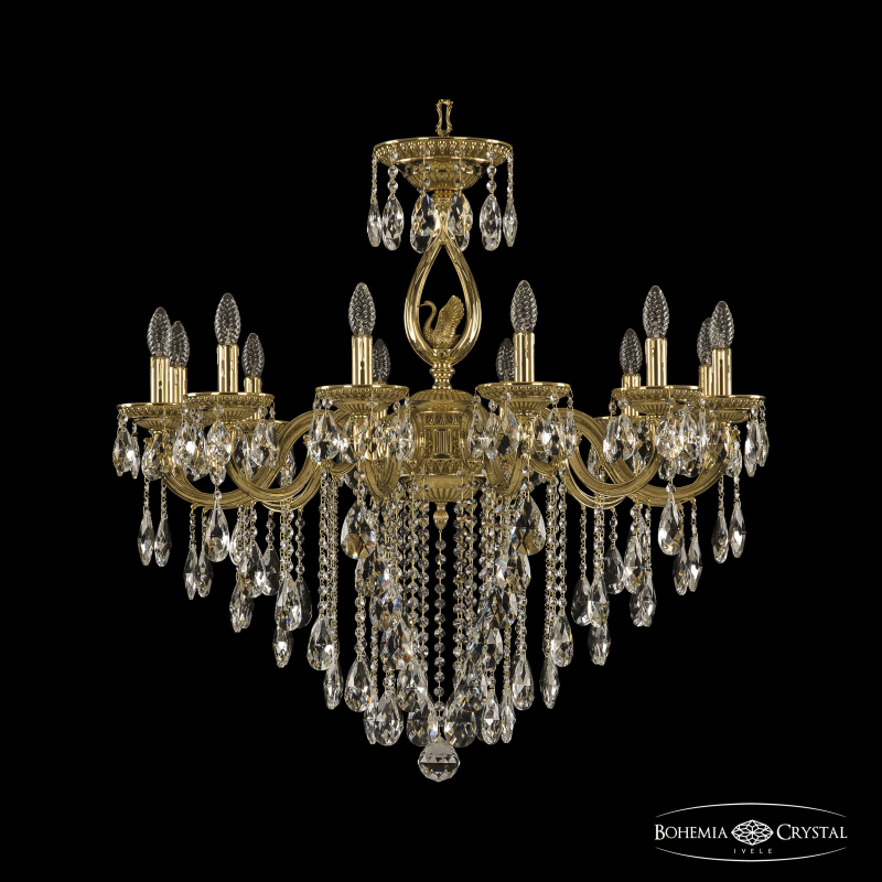 Подвесная люстра Bohemia Ivele Crystal 75401/12/300 B G FS1M в Санкт-Петербурге