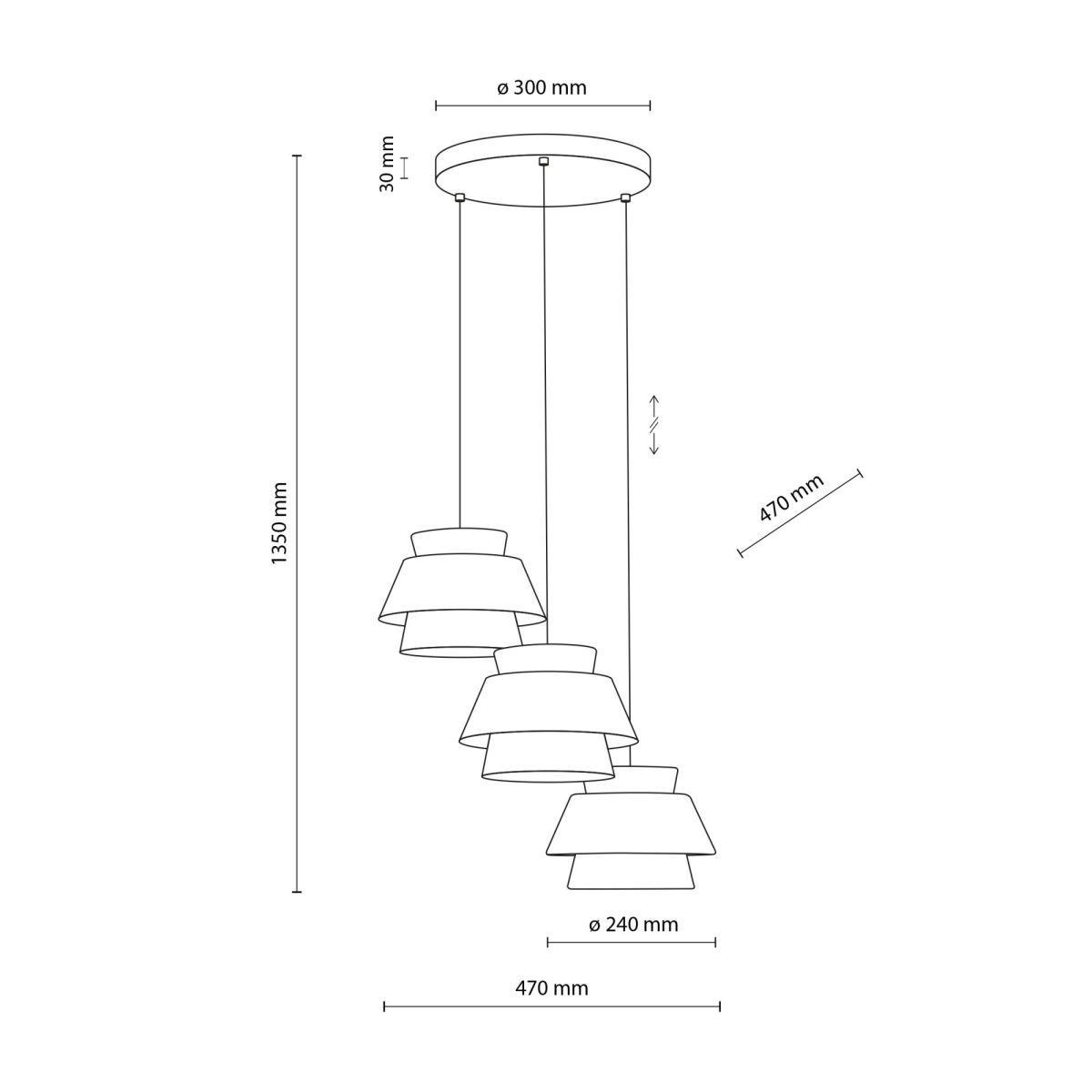 Подвесной светильник TK Lighting 11808 Kalum a073041 в Санкт-Петербурге