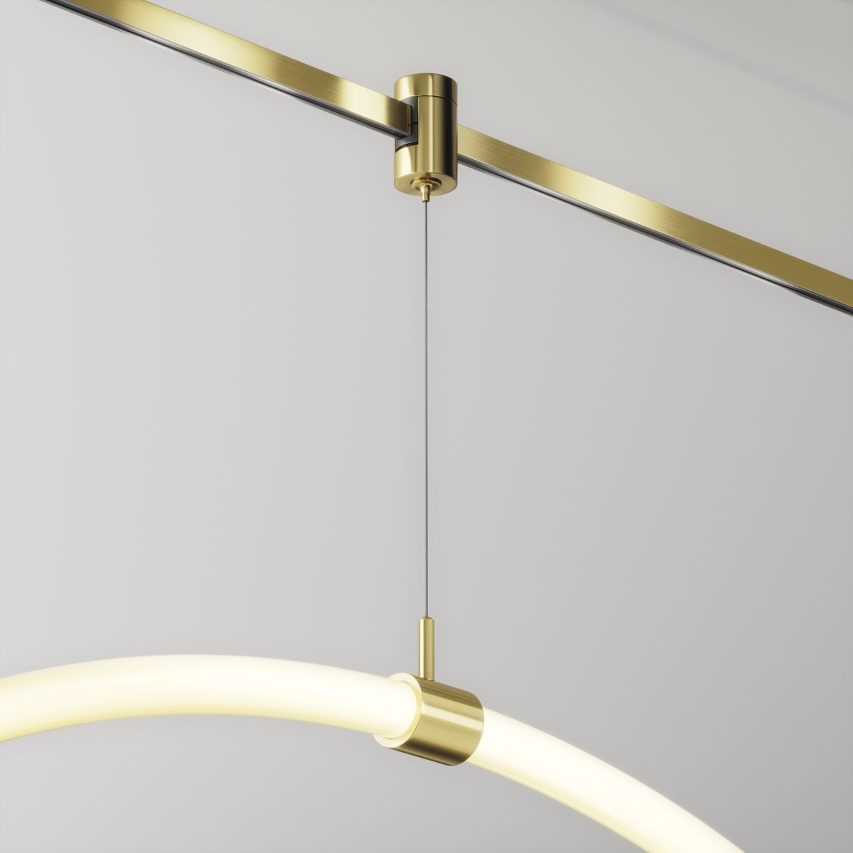 Коннектор с тросовым подвесом для магнитного шинопровода Maytoni Technical Tau Flarity TRA154SW-1BS в Санкт-Петербурге