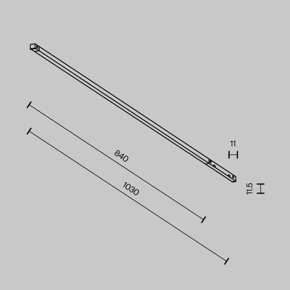 Трековый магнитный светильник Maytoni Technical Basis Exility X TR240-4-18WTW-DSZ-B в Санкт-Петербурге