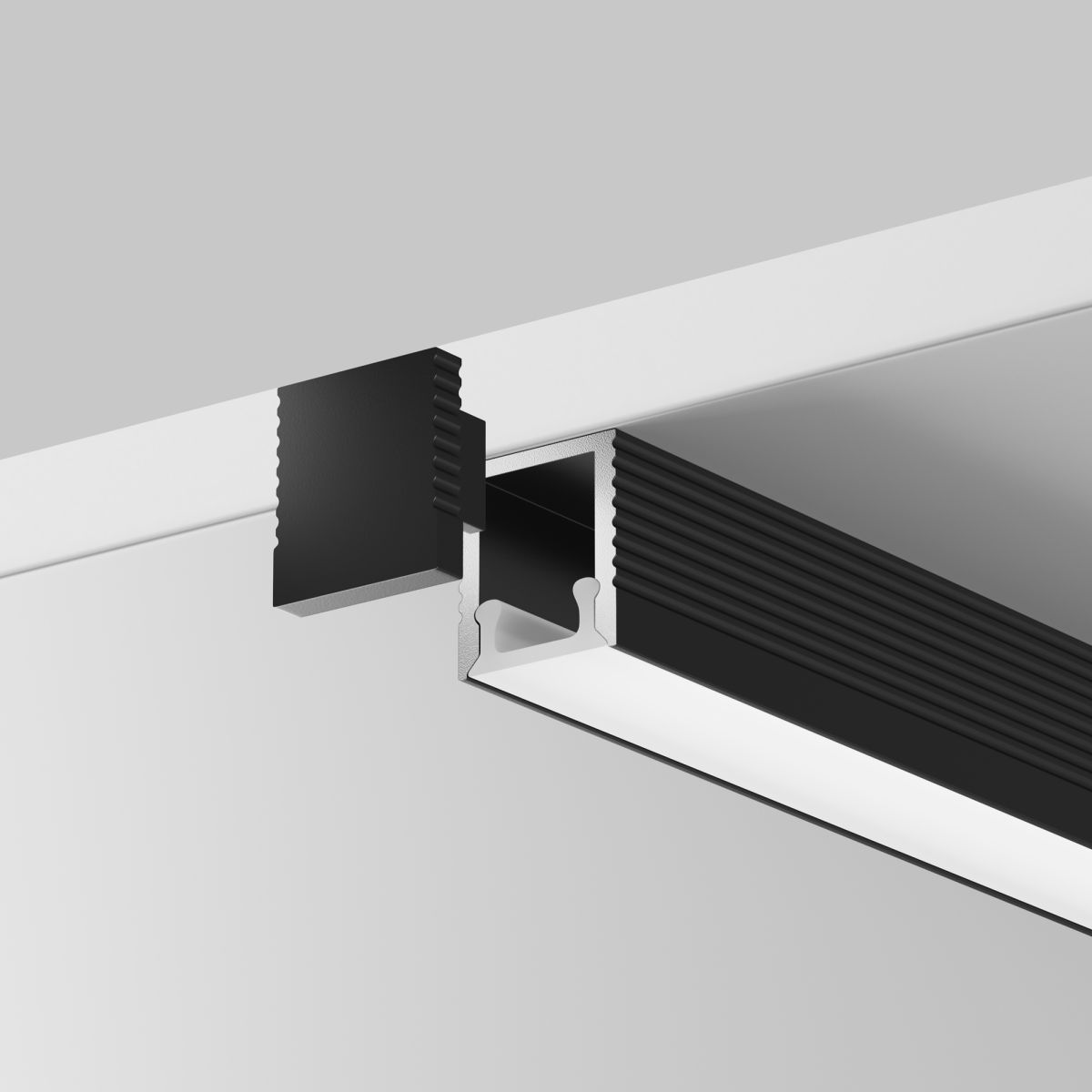 Алюминиевый профиль накладной Maytoni Led Strip ALM-0809-B-2M 631002 в Санкт-Петербурге