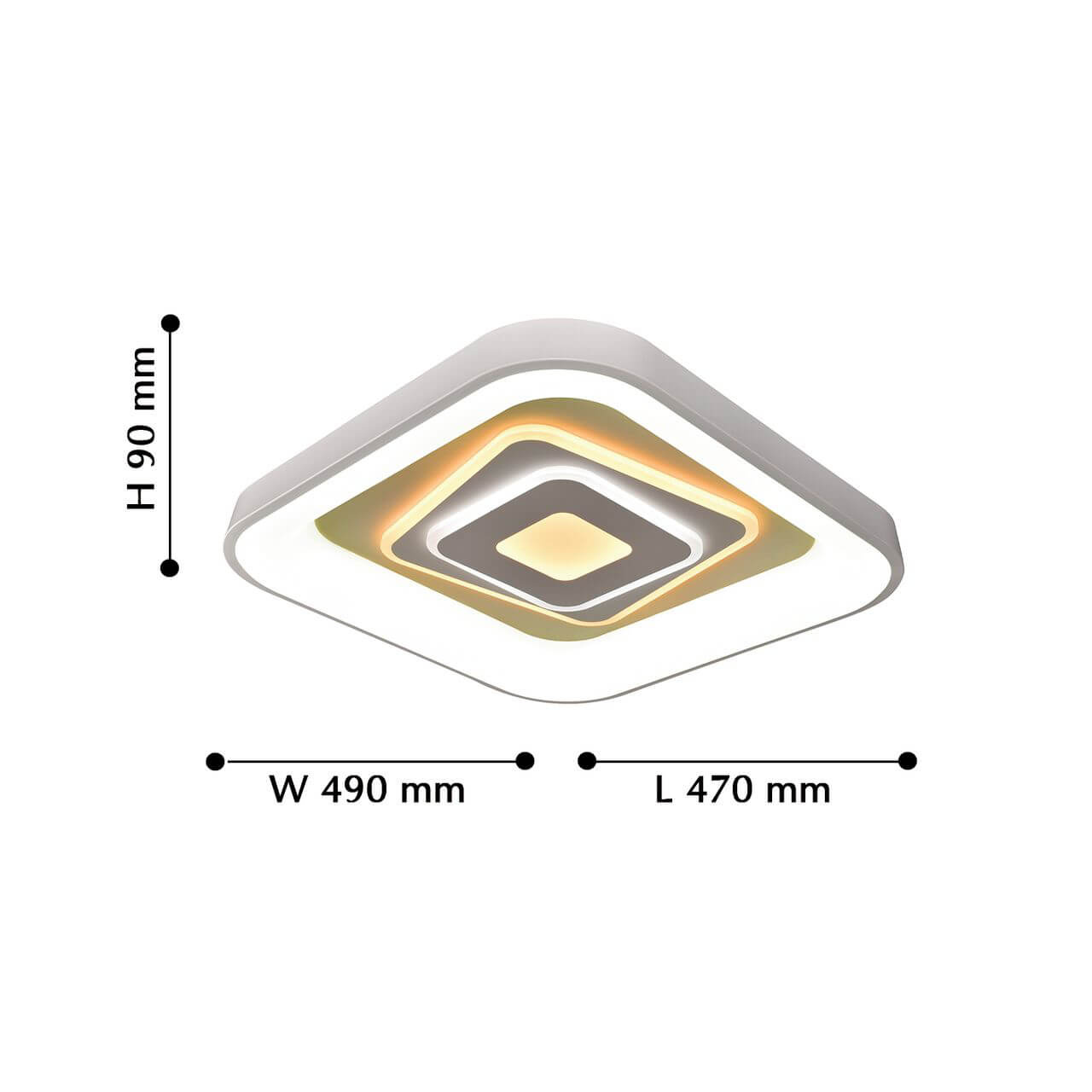 Потолочный светодиодный светильник F-Promo Lamellar 2460-5C в Санкт-Петербурге