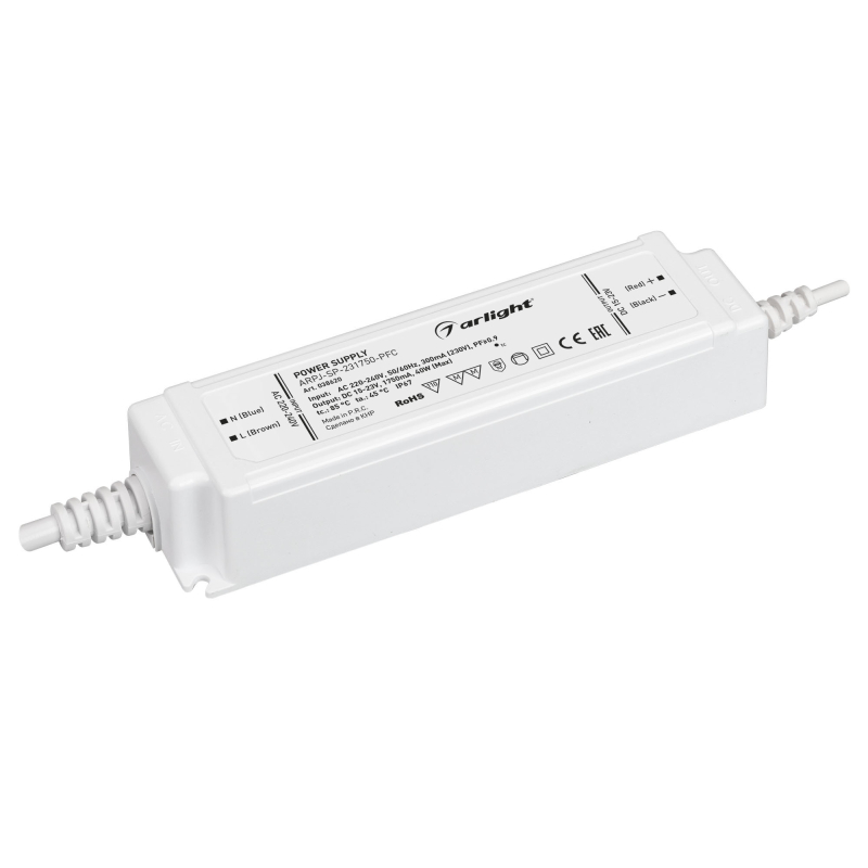 Блок питания Arlight ARPJ-SP-231750-PFC (40W, 15-23V, 1.75A) 038620 в Санкт-Петербурге