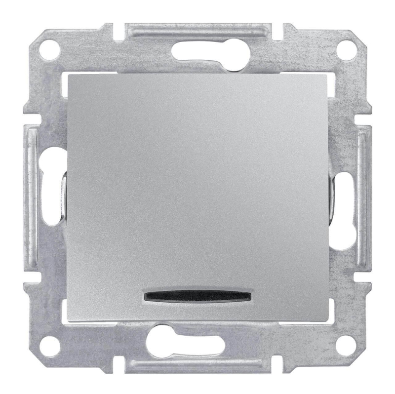 Переключатель одноклавишный с синей подсветкой Schneider Electric Sedna 10A 250V SDN1500160 в Санкт-Петербурге