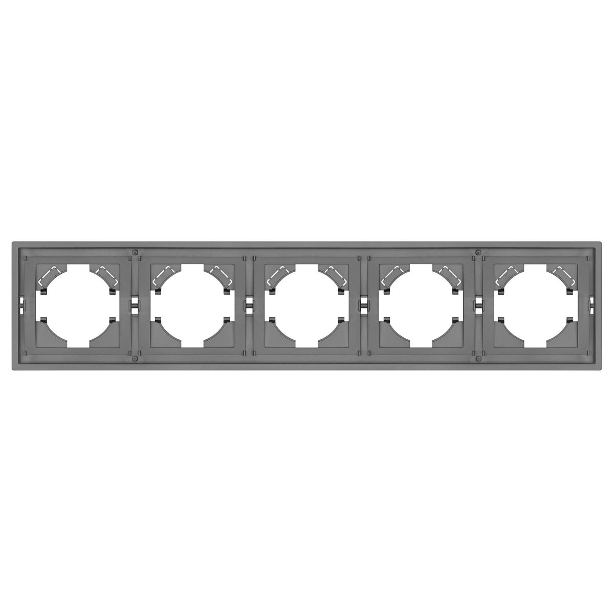 Рамка пластиковая на 5 постов Arlight FRM-TENDO-PL-5-GR 053853 в Санкт-Петербурге