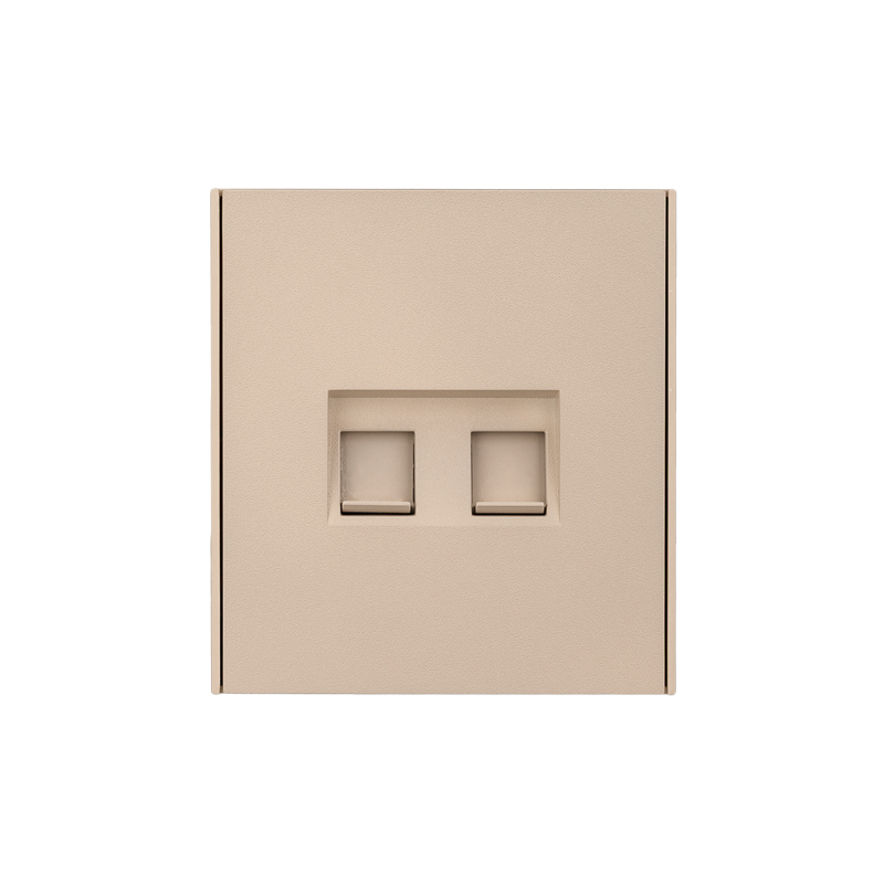 Розетка STRONG компьютерная двойная RJ45+RJ45 кат6 с/у шелк KRANZ KR-78-0725-8 в #REGION_NAME_DECLINE_PP#