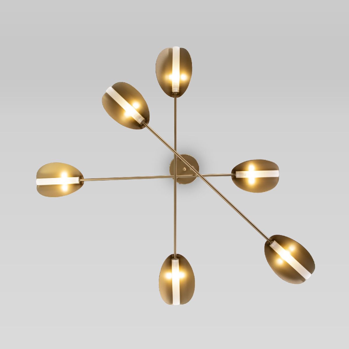 Потолочная люстра Eurosvet Grazia 70148/6 золото Smart a062038 в #REGION_NAME_DECLINE_PP#