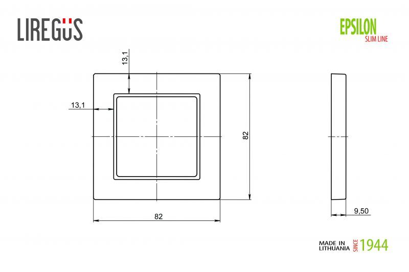 Рамка одноместная Liregus Epsilon 28-3221 в Санкт-Петербурге