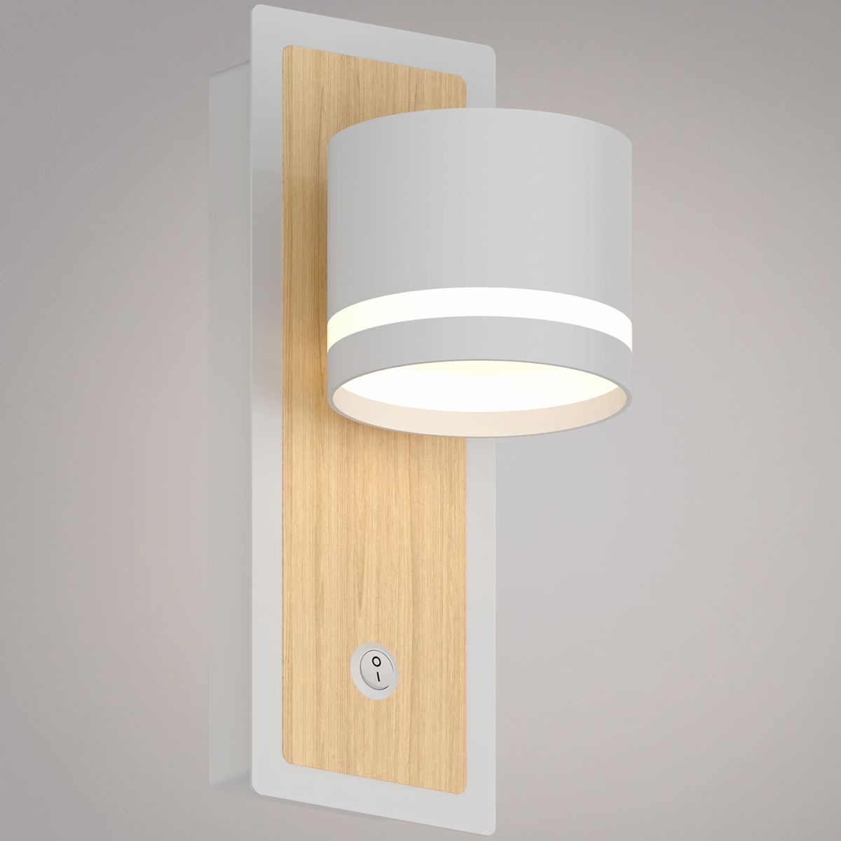 Настенный светильник Reluce 22540-0.2-01 WH+WOOD в Санкт-Петербурге