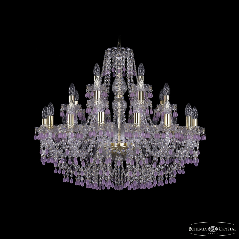 Подвесная люстра Bohemia Ivele Crystal 1410/16+8+4/300 G V7010 в Санкт-Петербурге