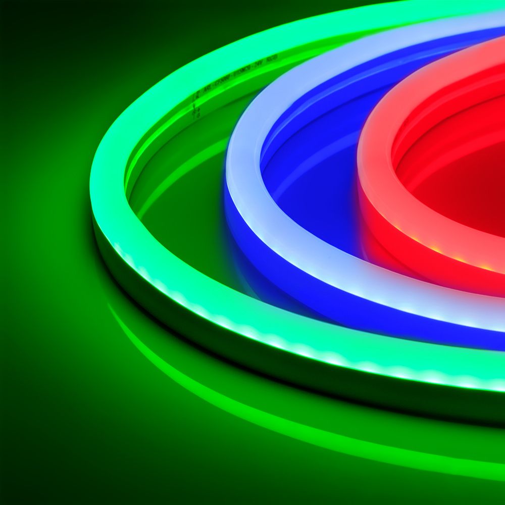 Гибкий неон Arlight ARL-NEON-2617-SIDE 230V RGB 8 Вт/м, IP65 030864(1) в Санкт-Петербурге