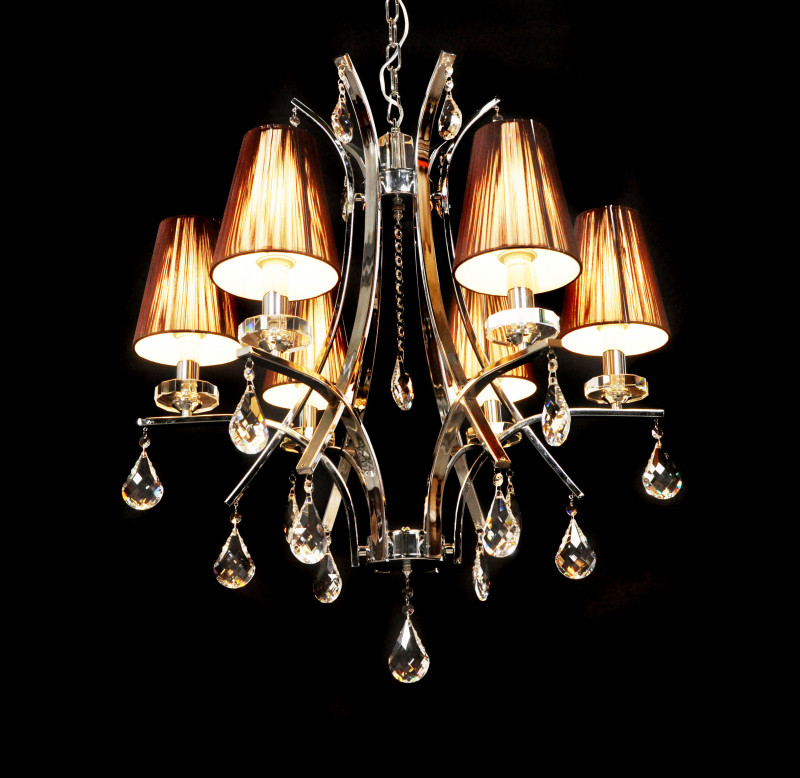 Подвесная люстра Lumina Deco Glamour LDP 66247-6 BR в Санкт-Петербурге