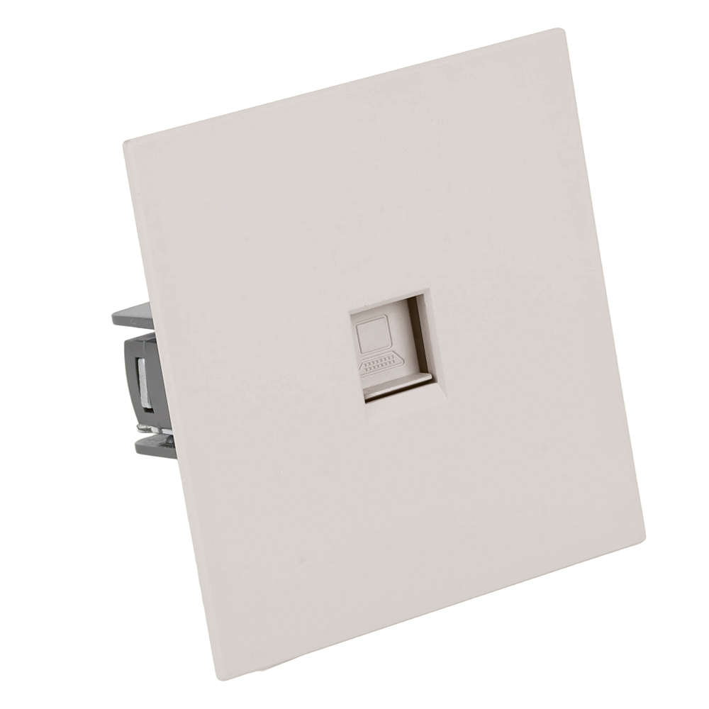 Розетка компьютерная 1-местная RJ-45 (механизм) Stekker Мия RST00-3117-08 50480 в #REGION_NAME_DECLINE_PP#