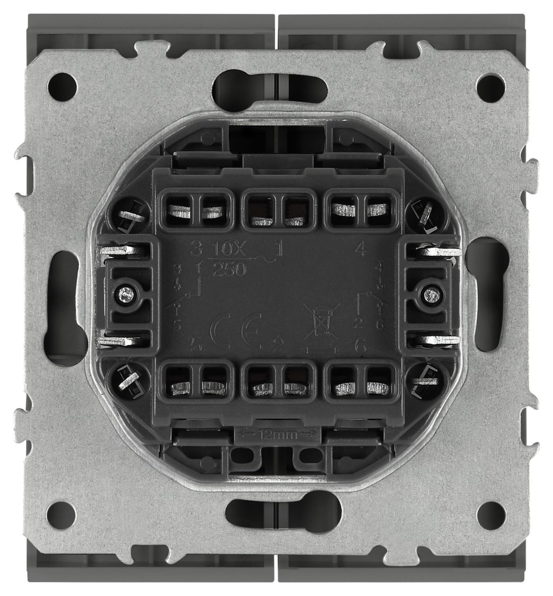 Переключатель Эра Arktik 16-1106-06 двойной 10АХ-250В графит Б0070369 в Санкт-Петербурге