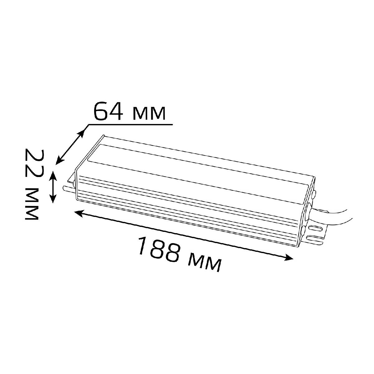 Блок питания Gauss 12V 100W IP66 10A 202023100 в Санкт-Петербурге