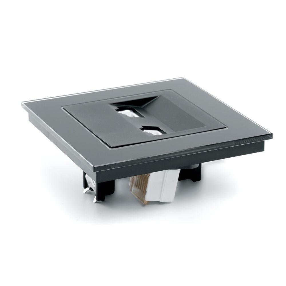 Розетка компьютерная 2-местная RJ-45 Stekker Катрин GLS00-7006-05 39509 в Санкт-Петербурге