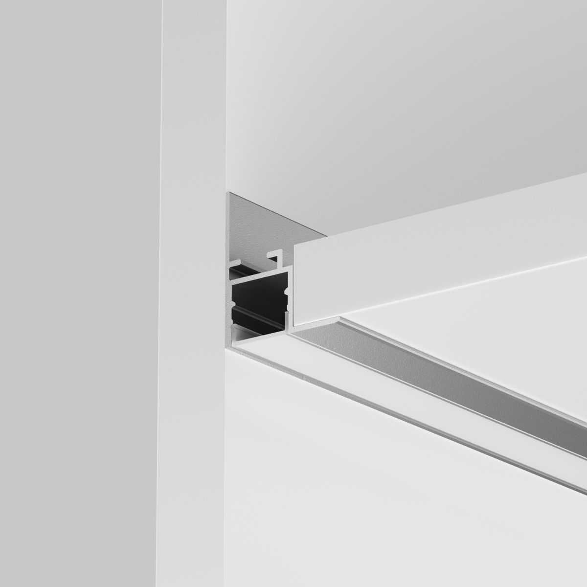 Алюминиевый профиль встраиваемый скрытого монтажа 26x30 Maytoni Led Strip ALM-2630-S-2M 632014 в Санкт-Петербурге