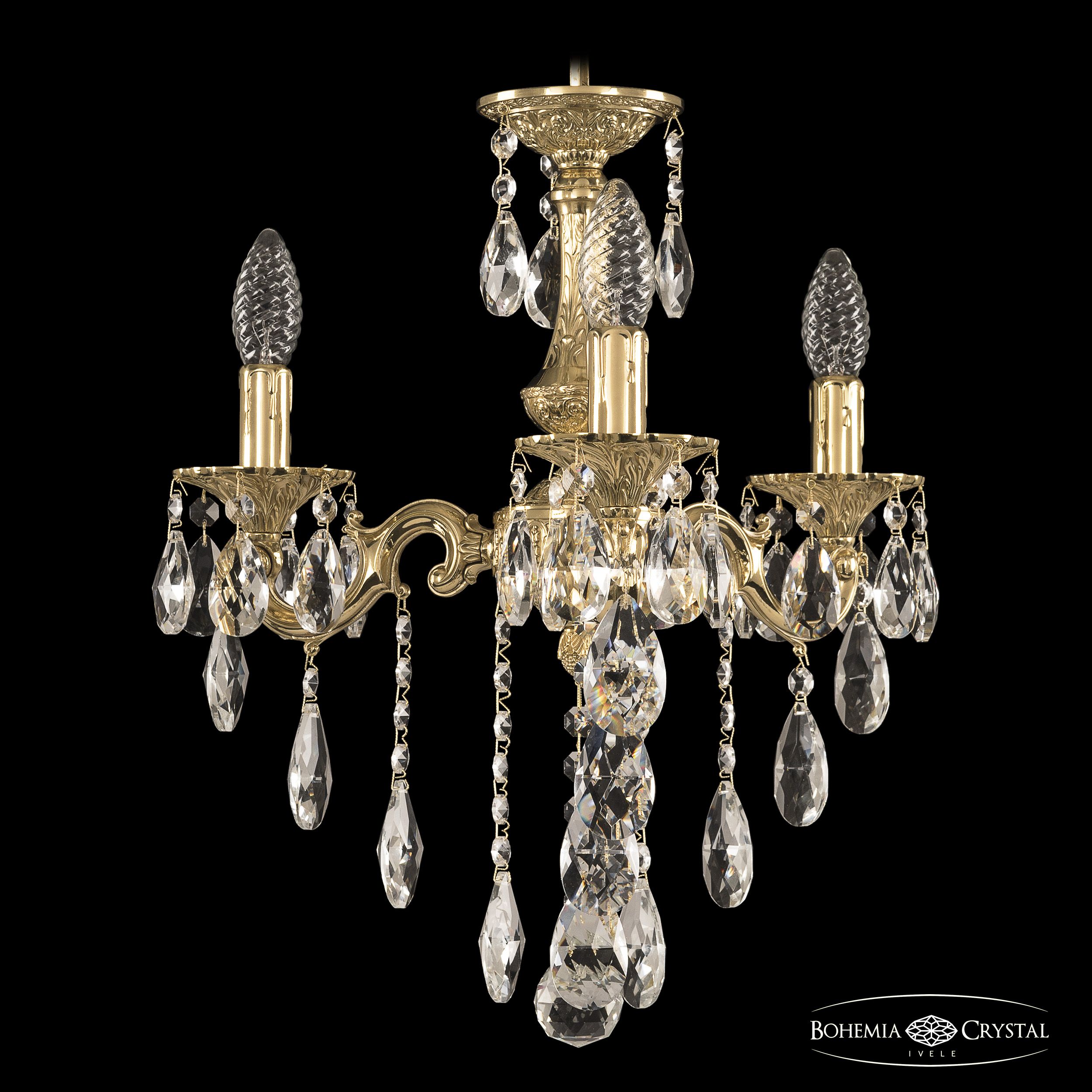 Подвесная люстра Bohemia Ivele Crystal Verona 72101/3/125 B G в Санкт-Петербурге