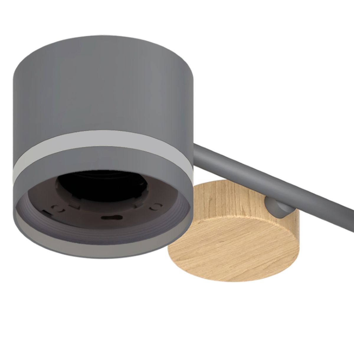 Люстра на штанге Reluce 68730-0.3-10 GX53 GREY+WOOD в #REGION_NAME_DECLINE_PP#