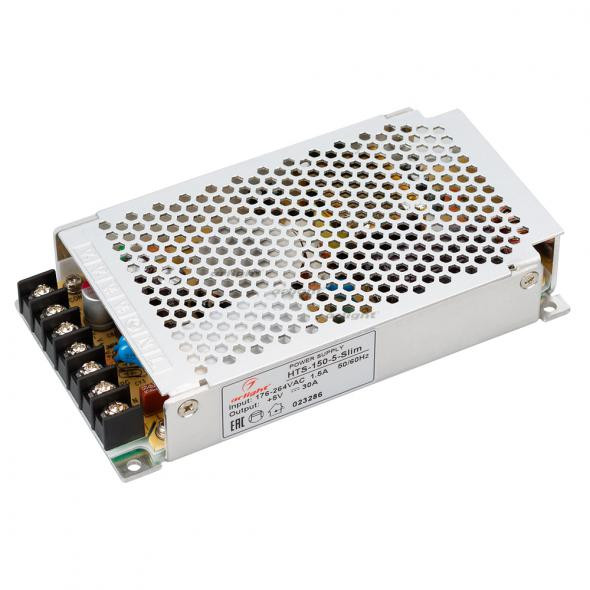 Блок питания Arlight HTS-150-5-Slim (5V, 30A, 150W) 023286 в Санкт-Петербурге
