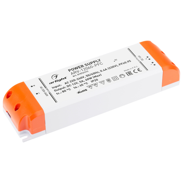 Блок питания Arlight HTS-100-12-FA 12V 60W IP20 5A 015761(1) в Санкт-Петербурге