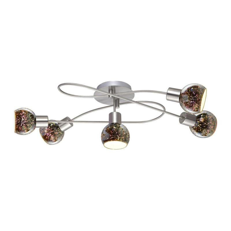 Потолочная люстра Arte Lamp Illusione A6125PL-5SS в #REGION_NAME_DECLINE_PP#