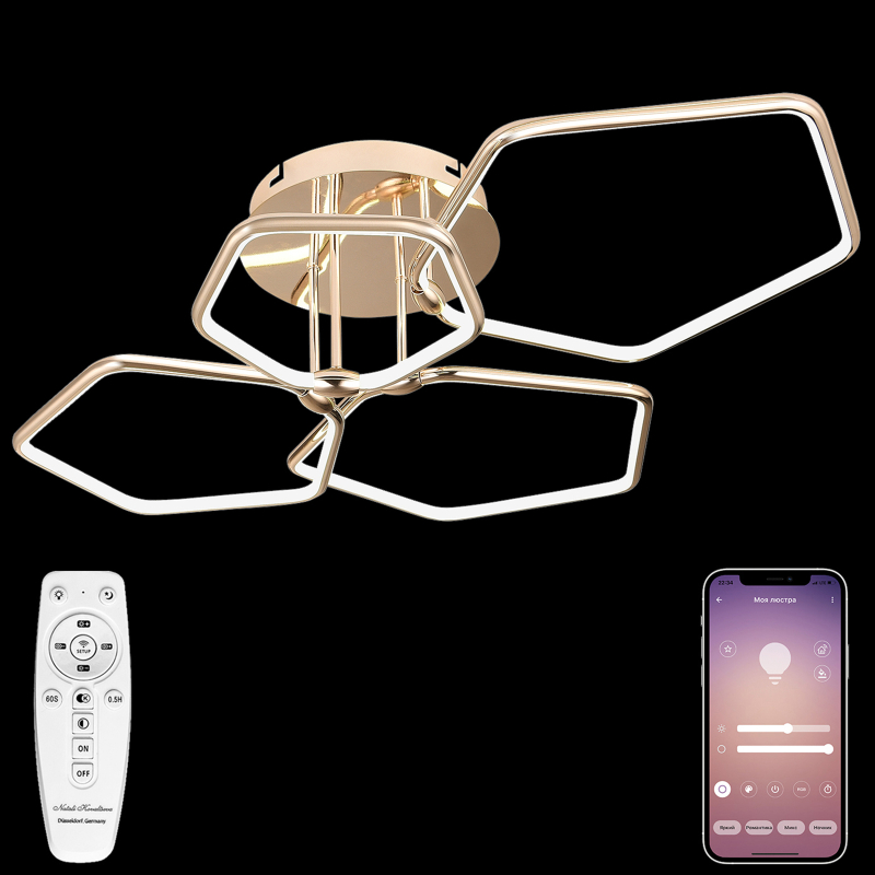 Потолочная люстра Natali Kovaltseva Perfekt I HIGH-TECH LED LAMPS 82037 в Санкт-Петербурге
