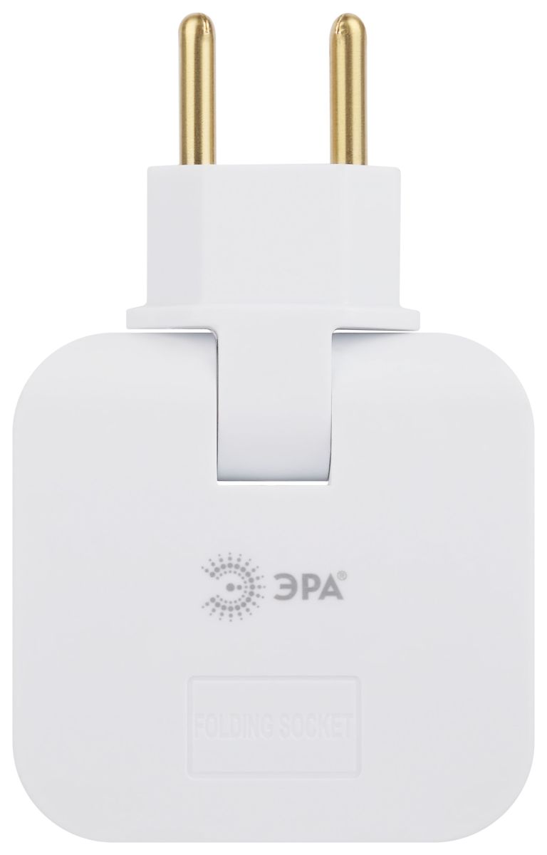 Разветвитель электрический Эра SPF-2-FL-USB поворотный на 2 розетки + 2USB 10А белый Б0069089 в Санкт-Петербурге