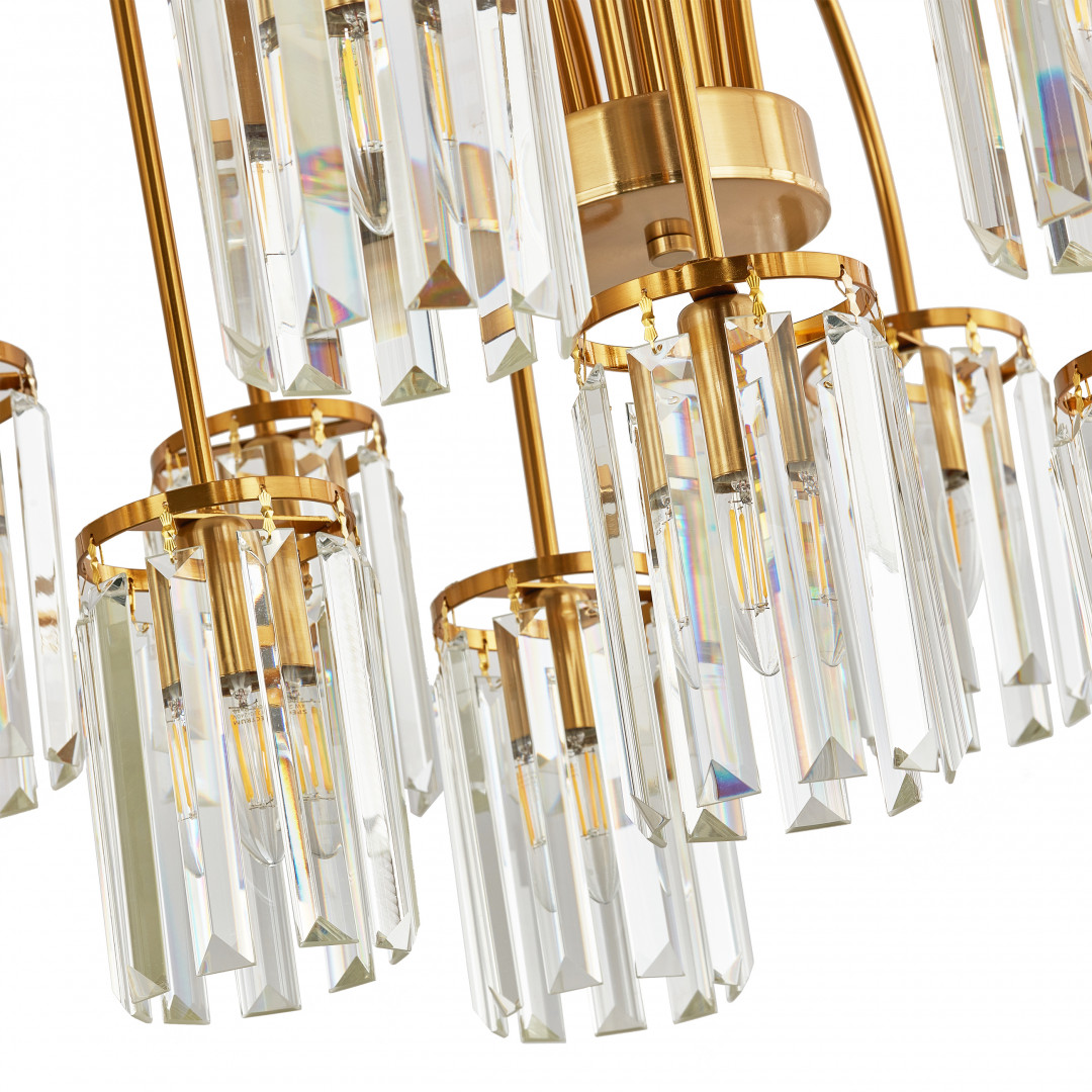 Люстра на штанге Arte Milano AM 2328B.D800.H700.E14.12 G в #REGION_NAME_DECLINE_PP#