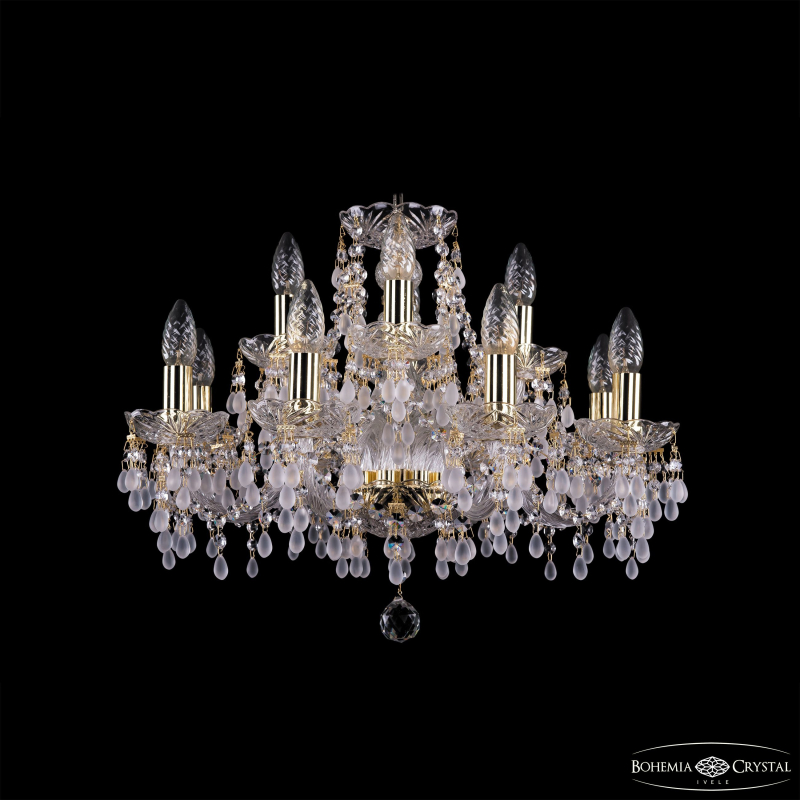 Подвесная люстра Bohemia Ivele Crystal 1410/8+4/195 G V0300 в Санкт-Петербурге